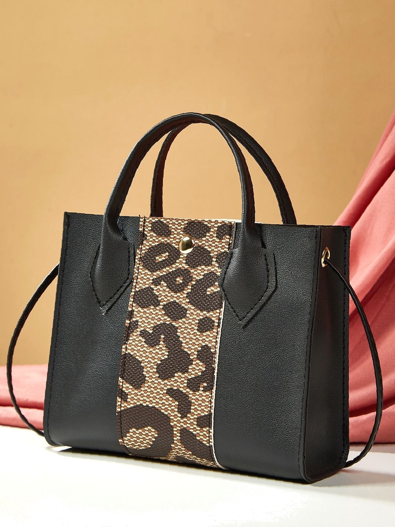 Bag For Love - Leopard Print Satchel Bag - Women Satchels